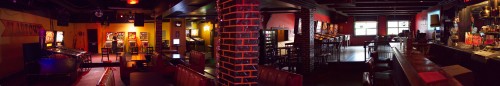 And finally, Eric took this REALLY awesome panorama shot of the interior at Slabtown. Click to view larger.
